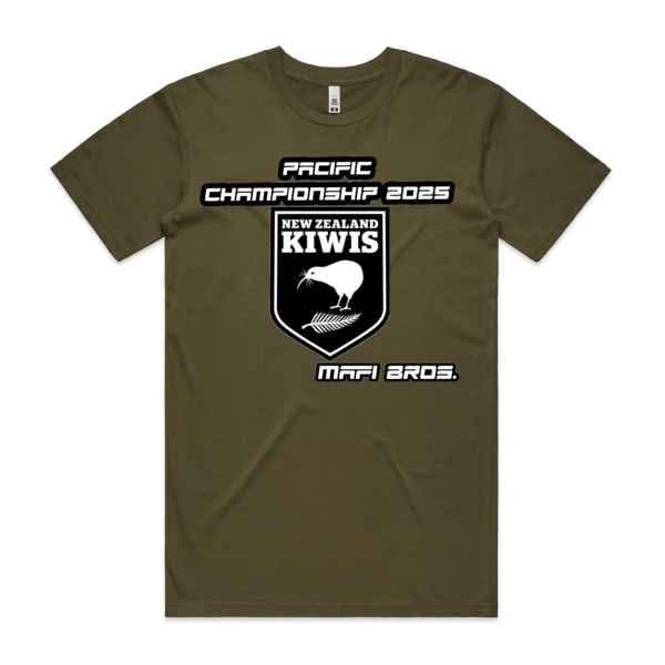NZ Kiwis 2025 Supporters Tshirts - MAFI BROS. Designs