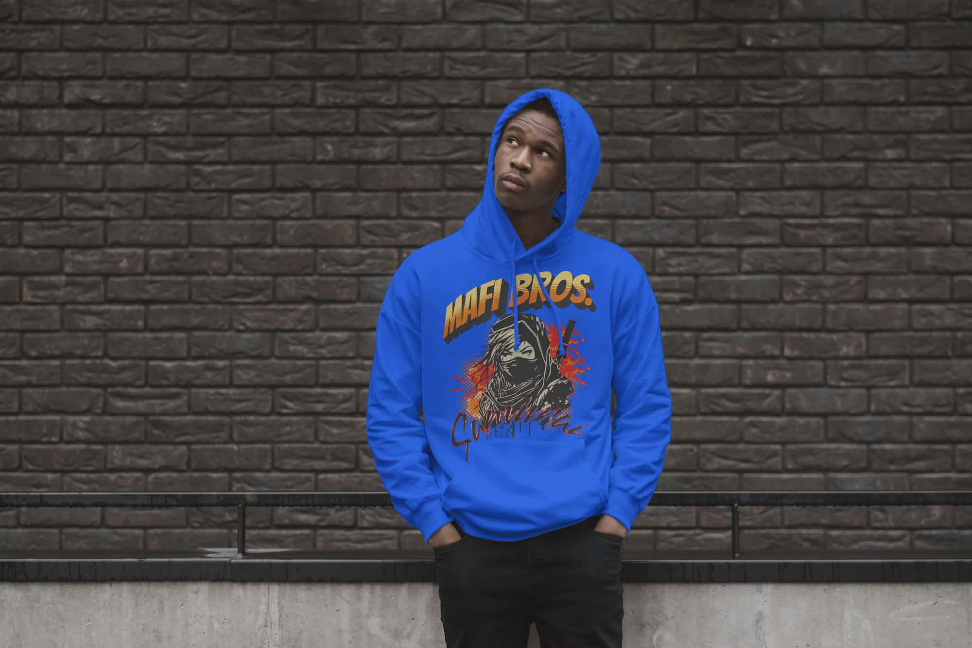 MAFI BROS. Design Hoodie ft. Samurai