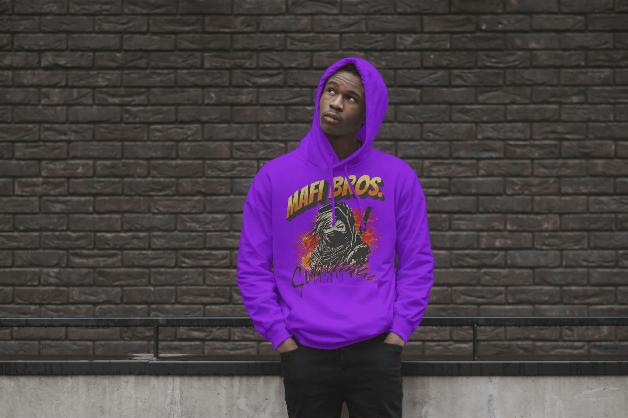 MAFI BROS. Design Hoodie ft. Samurai