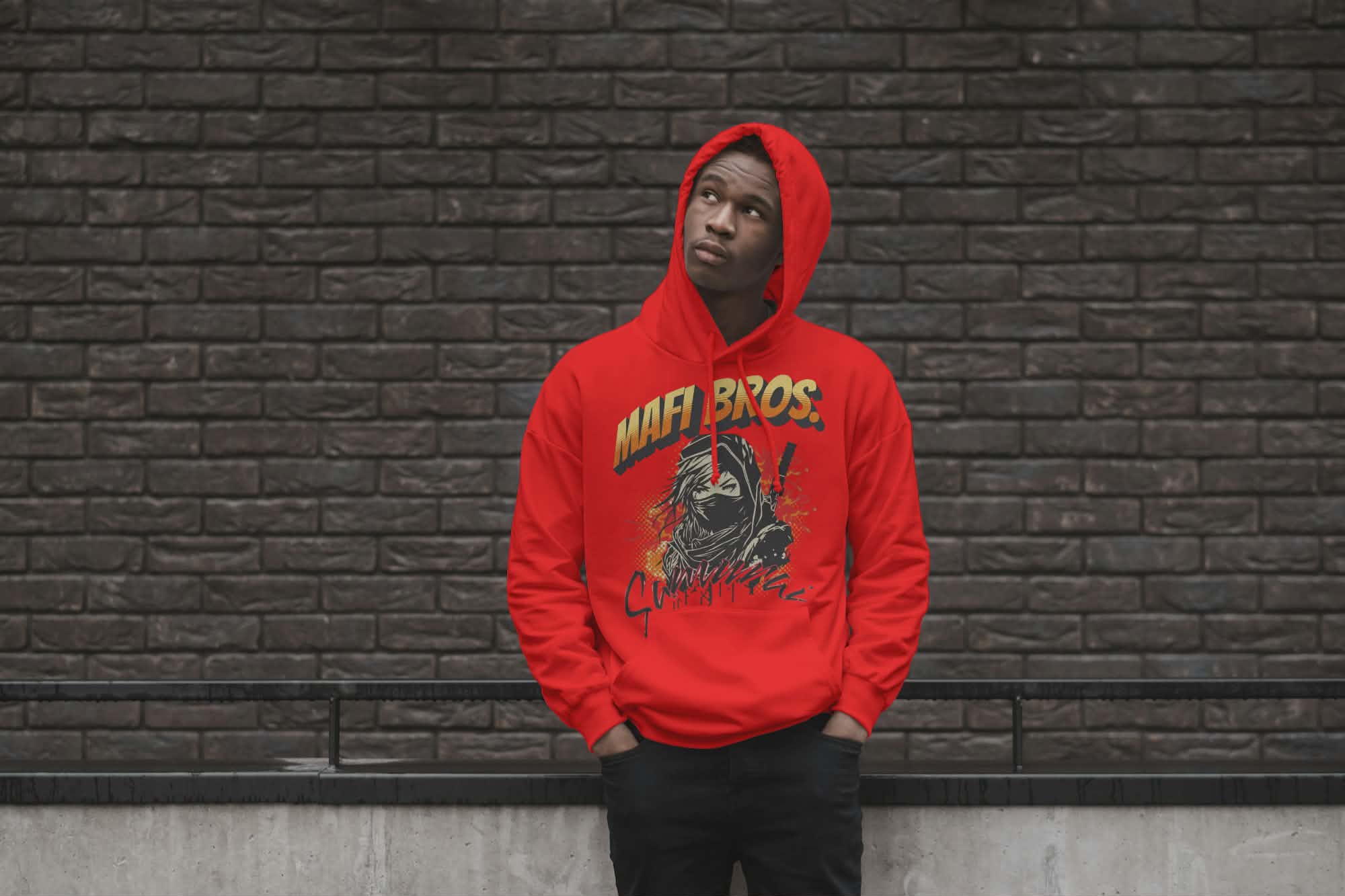 MAFI BROS. Design Hoodie ft. Samurai
