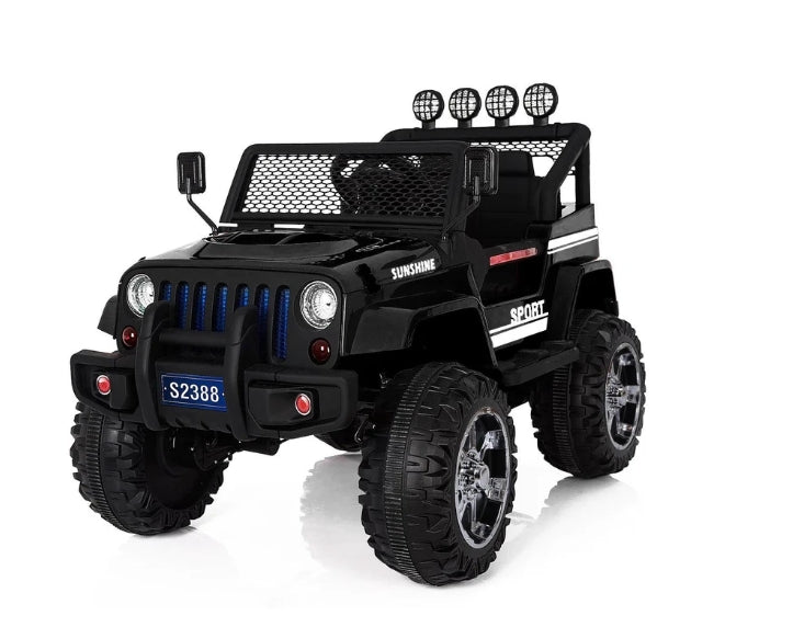 Kids Ride On Jeep Toys Car Black Color