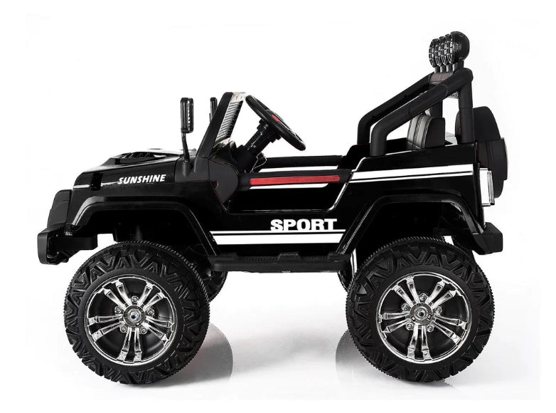 Kids Ride On Jeep Toys Car Black Color