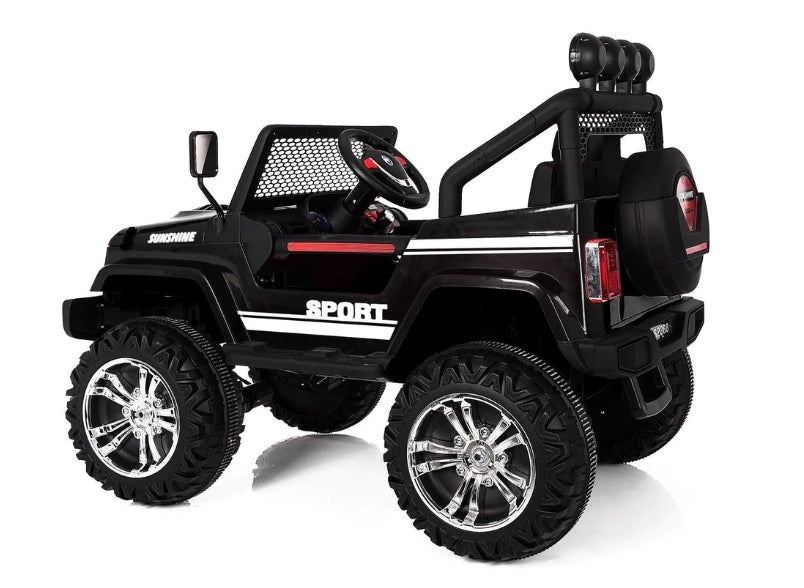 Kids Ride On Jeep Toys Car Black Color