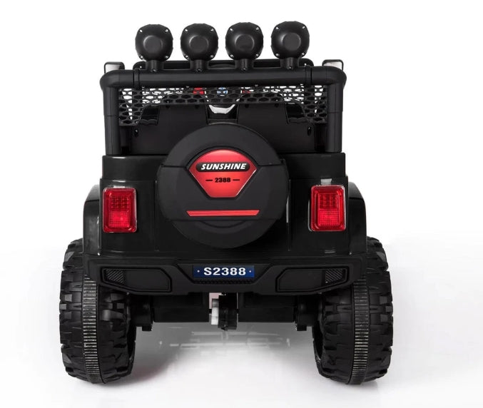 Kids Ride On Jeep Toys Car Black Color