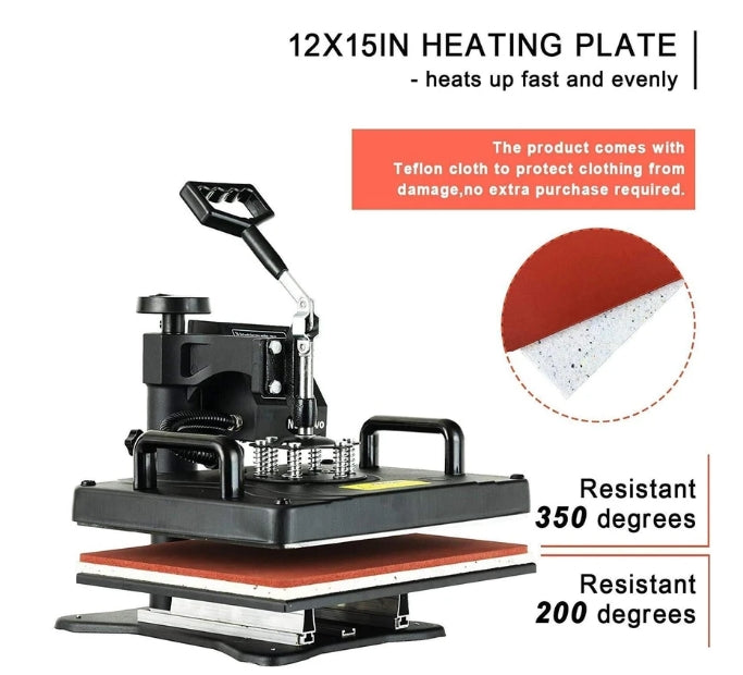 Digital Heat Press Machine Transfer T-Shirt Printer
