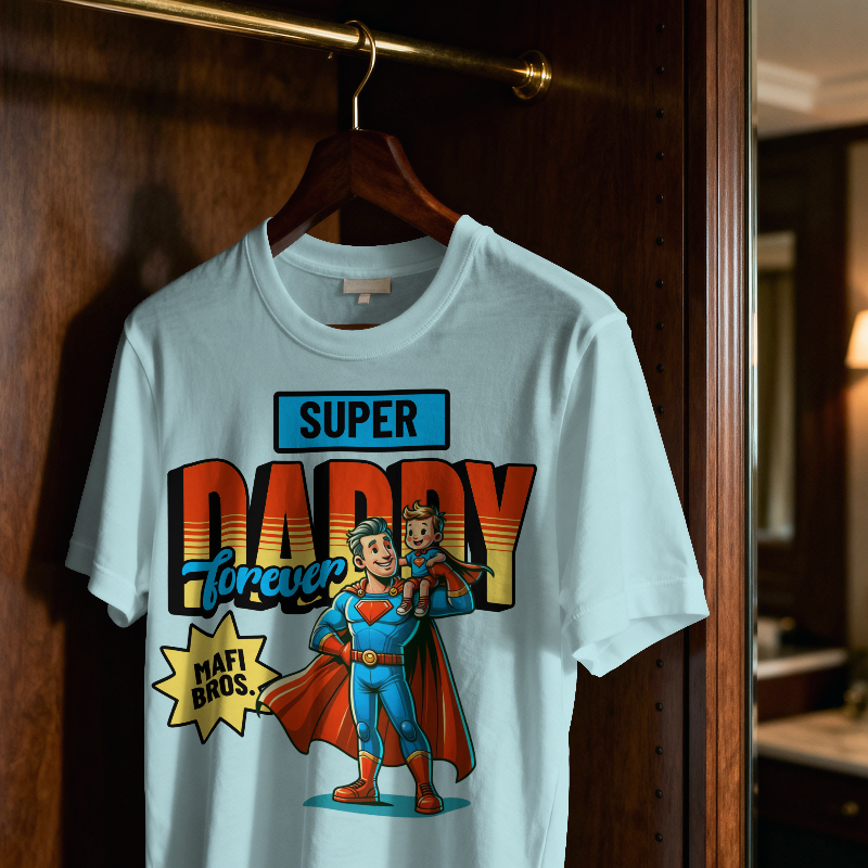 MAFI BROS. Super Daddy Designs Tshirts