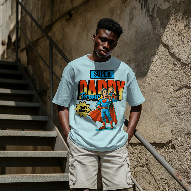 MAFI BROS. Super Daddy Designs Tshirts