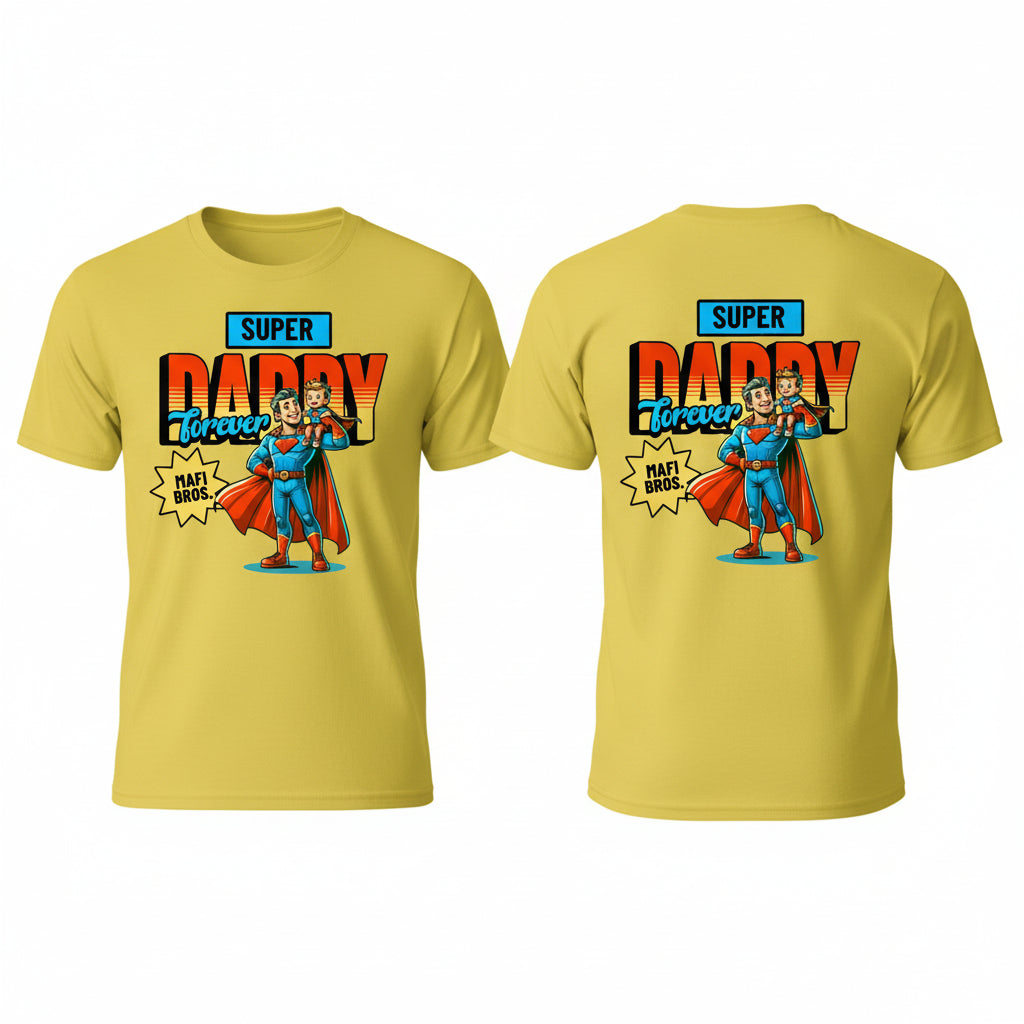 MAFI BROS. Super Daddy Designs Tshirts