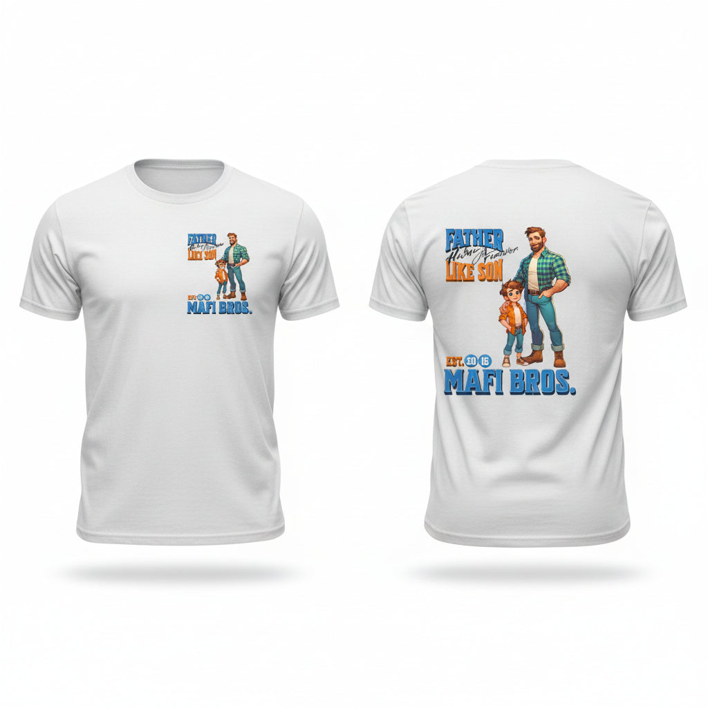MAFI BROS. Father Like Son Designs Tshirts