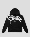 Gdup hoodie black with white logo