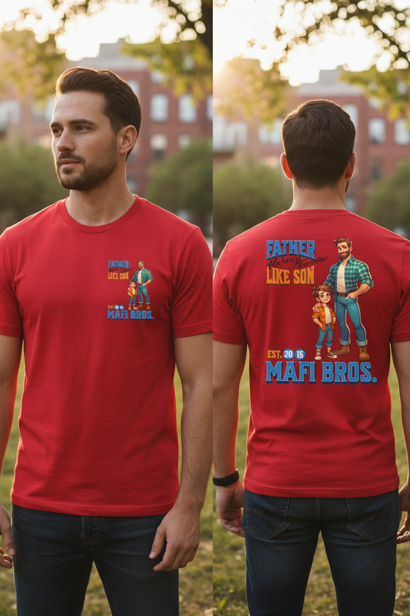 MAFI BROS. Father Like Son Designs Tshirts