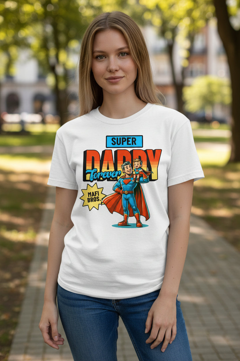 MAFI BROS. Super Daddy Designs Tshirts