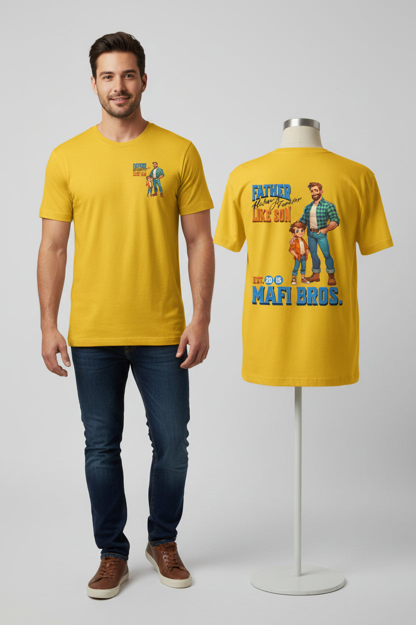 MAFI BROS. Father Like Son Designs Tshirts
